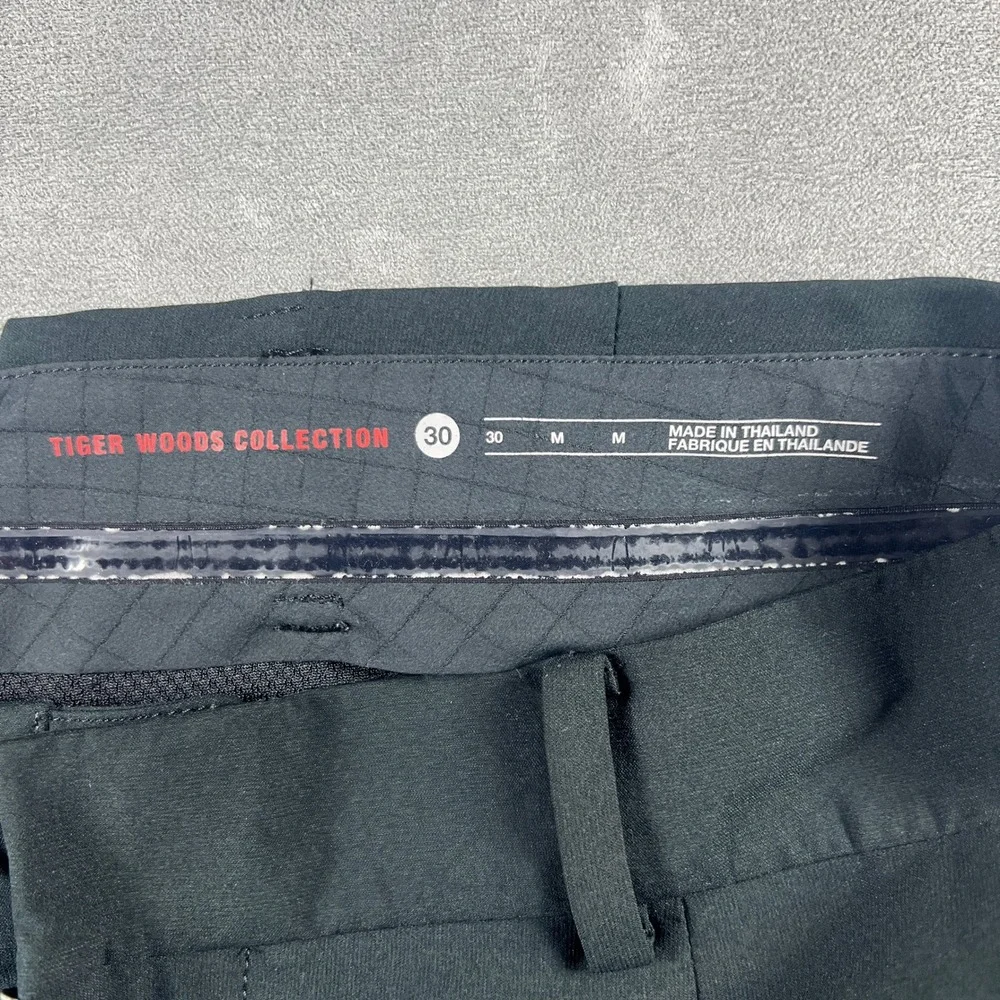 Nike Tiger Woods Collection Mens Golf Shorts Black Size 30 Perforated Stretch